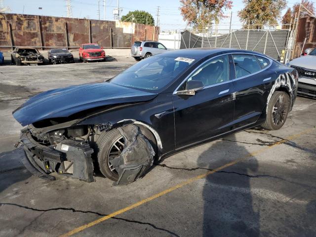 5YJSA1E44JF292374 - 2018 TESLA MODEL S შავი ფოტო 1
