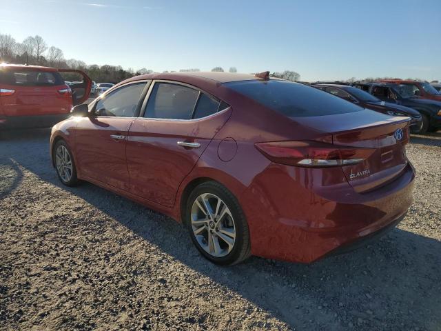 KMHD84LF2HU117841 - 2017 HYUNDAI ELANTRA SE RED photo 2