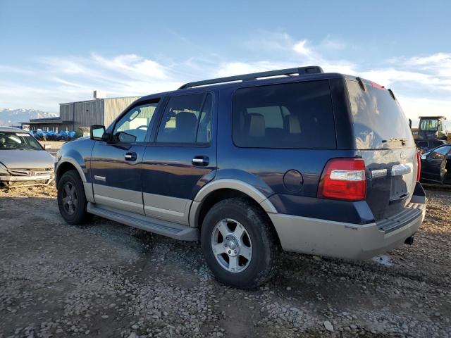 1FMFU18587LA55837 - 2007 FORD EXPEDITION EDDIE BAUER BLUE photo 2