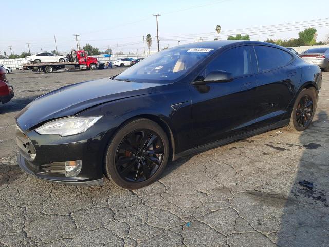 5YJSA1S14EFP37972 - 2014 TESLA MODEL S Սև լուսանկար 1