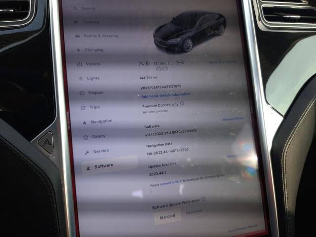 5YJSA1S14EFP37972 - 2014 TESLA MODEL S Սև լուսանկար 9