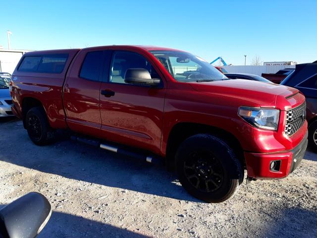 5TFUY5F15LX890918 - 2020 TOYOTA TUNDRA DOUBLE CAB SR/SR5 RED photo 4