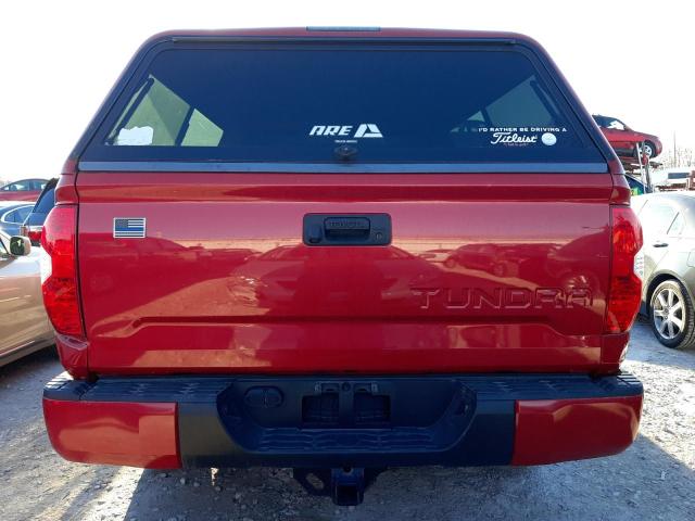 5TFUY5F15LX890918 - 2020 TOYOTA TUNDRA DOUBLE CAB SR/SR5 RED photo 6