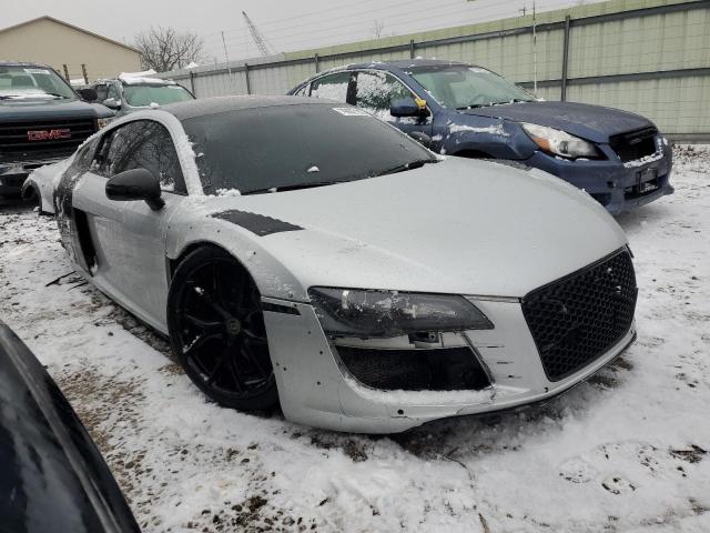 WUAAU34248N004155 - 2008 AUDI R8 4.2 QUATTRO SILVER photo 4