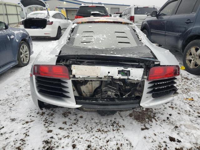 WUAAU34248N004155 - 2008 AUDI R8 4.2 QUATTRO SILVER photo 6