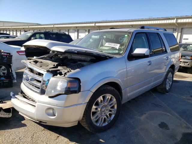 1FMJU2A58DEF35192 - 2013 FORD EXPEDITION LIMITED SILVER photo 1