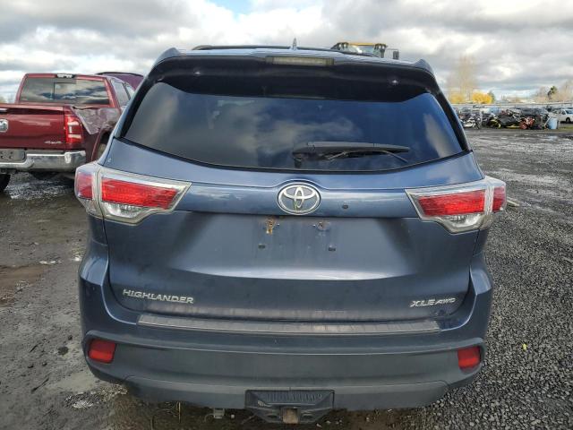 5TDJKRFH9GS314804 - 2016 TOYOTA HIGHLANDER XLE Mavi foto 6