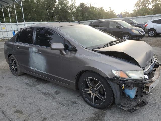 2HGFA1F67BH537800 - 2011 HONDA CIVIC LX-S ნაცრისფერი ფოტო 4