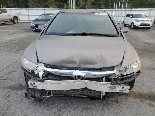 2HGFA1F67BH537800 - 2011 HONDA CIVIC LX-S ნაცრისფერი ფოტო 5