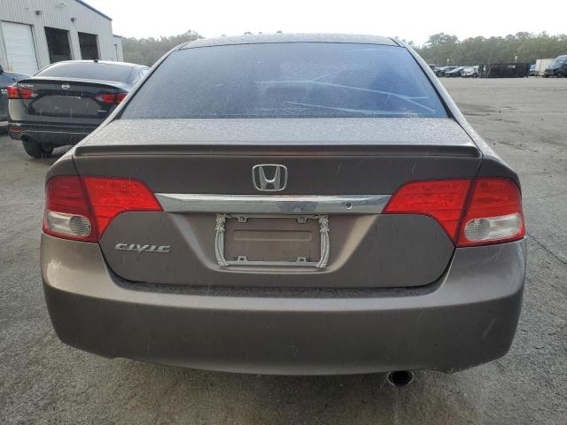 2HGFA1F67BH537800 - 2011 HONDA CIVIC LX-S ნაცრისფერი ფოტო 6