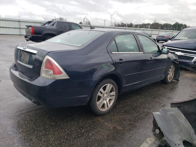 3FAHP08Z18R138617 - 2008 FORD FUSION SEL BLUE photo 3