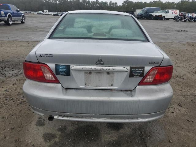 4A3AA46G33E144482 - 2003 MITSUBISHI GALANT ES SILVER photo 6