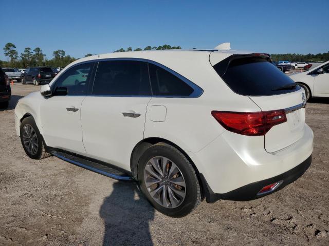 5FRYD3H64EB015982 - 2014 ACURA MDX TECHNOLOGY WHITE photo 2