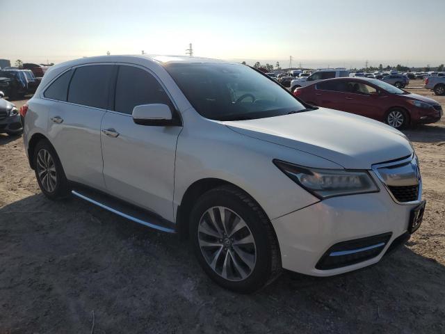 5FRYD3H64EB015982 - 2014 ACURA MDX TECHNOLOGY WHITE photo 4