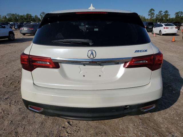 5FRYD3H64EB015982 - 2014 ACURA MDX TECHNOLOGY WHITE photo 6