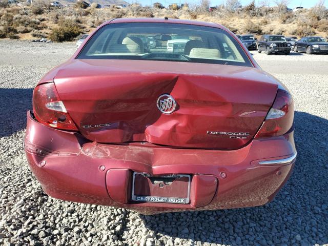 2G4WE567651178466 - 2005 BUICK LACROSSE CXS RED photo 6