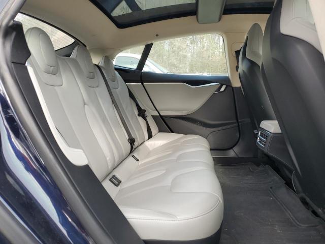 5YJSA1H14EFP52527 - 2014 TESLA MODEL S BLUE photo 10