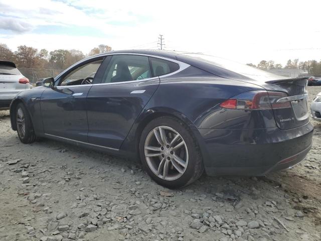 5YJSA1H14EFP52527 - 2014 TESLA MODEL S BLUE photo 2