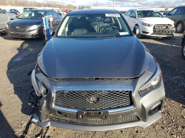 JN1AV7AR3GM530044 - 2016 INFINITI Q50 HYBRID SILVER photo 5