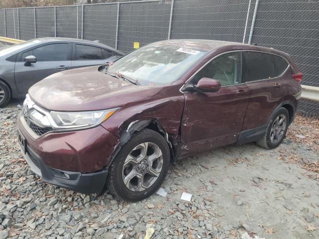 7FARW1H58JE043133 - 2018 HONDA CR-V EX BURGUNDY photo 1