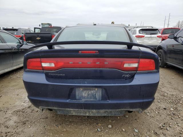 2C3CDXCT1DH563256 - 2013 DODGE CHARGER R/T BLUE photo 6