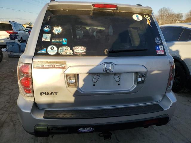 5FNYF28586B007544 - 2006 HONDA PILOT EX SILVER photo 6