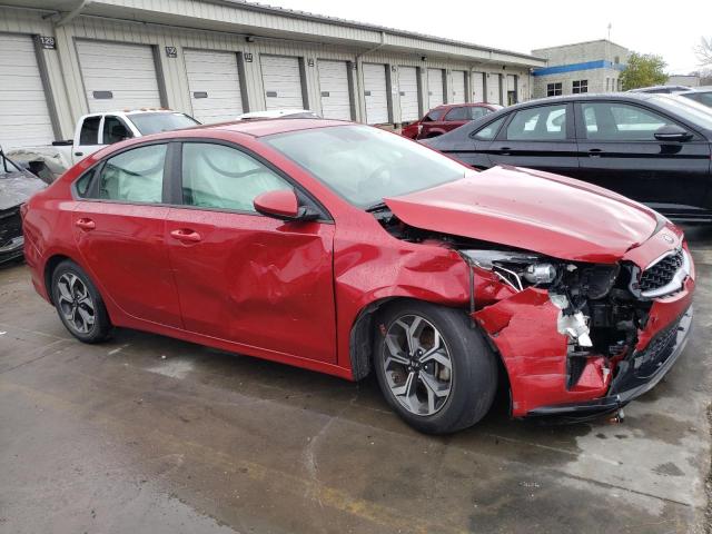 3KPF24ADXKE032252 - 2019 KIA FORTE FE RED photo 4