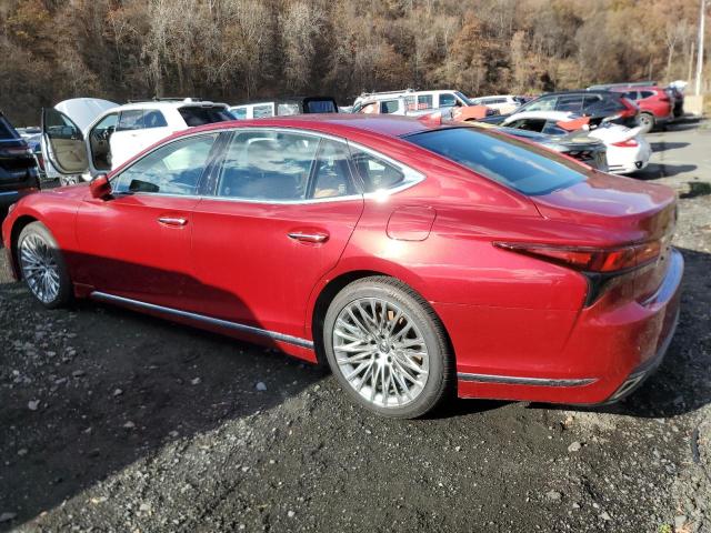 JTHD51FF8R5019933 - 2024 LEXUS LS 500 BASE RED photo 2