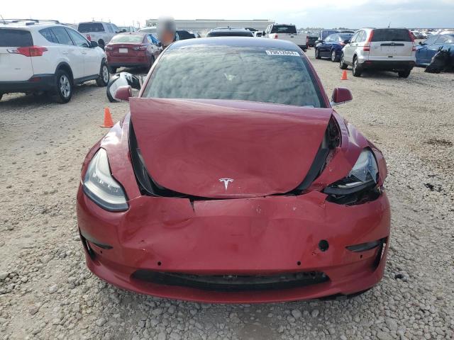 5YJ3E1EB7JF083752 - 2018 TESLA MODEL 3 RED photo 5