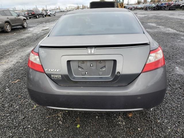 2HGFG1B69AH523173 - 2010 HONDA CIVIC LX GRAY photo 6