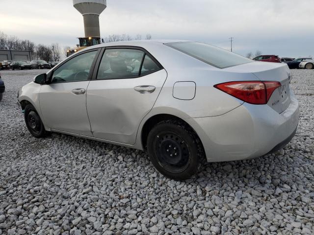 5YFBURHE0KP920981 - 2019 TOYOTA COROLLA L SILVER photo 2