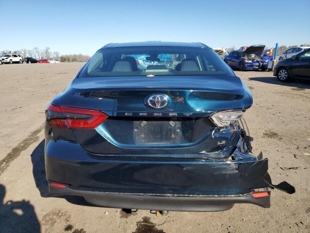 4T1B11HK1JU599126 - 2018 TOYOTA CAMRY L BLUE photo 6