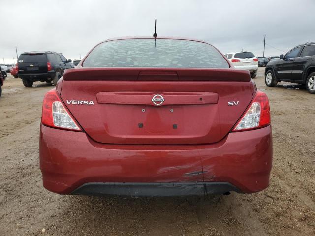 3N1CN7AP7HL889142 - 2017 NISSAN VERSA S RED photo 6