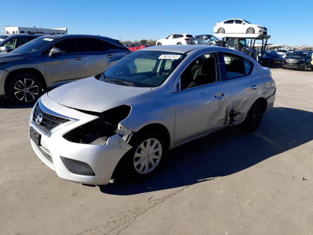 3N1CN7AP6KL877216 - 2019 NISSAN VERSA S SILVER photo 1