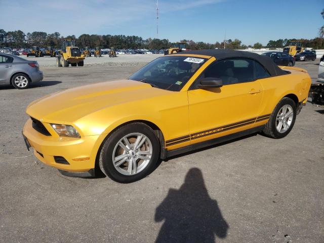 1ZVBP8EM7C5215586 - 2012 FORD MUSTANG YELLOW photo 1