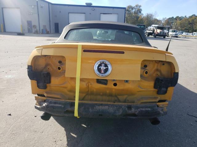 1ZVBP8EM7C5215586 - 2012 FORD MUSTANG YELLOW photo 6