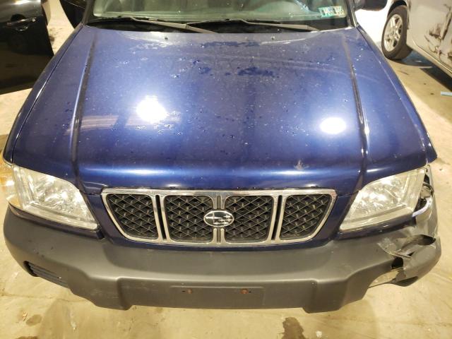 JF1SF63561H728724 - 2001 SUBARU FORESTER L BLUE photo 11