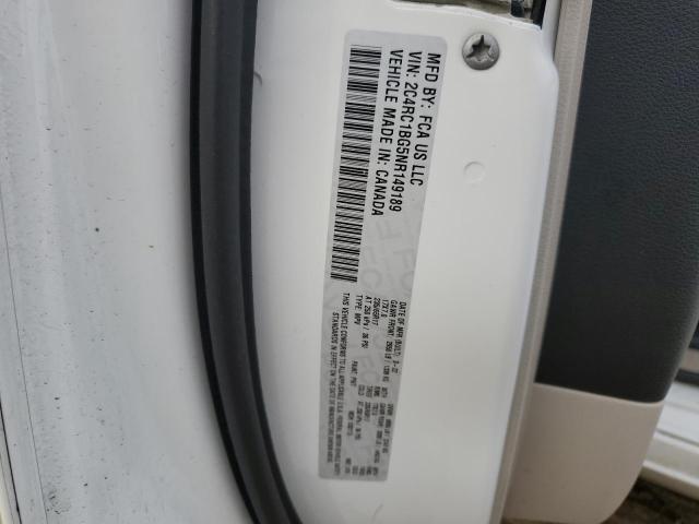 2C4RC1BG5NR149189 - 2022 CHRYSLER PACIFICA TOURING L WHITE photo 13