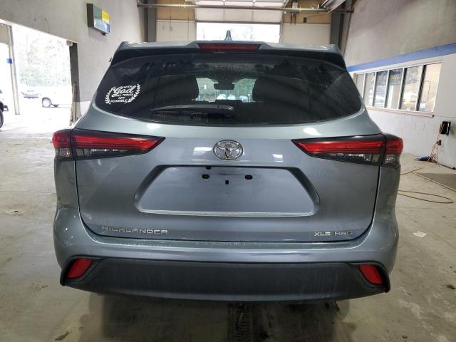 5TDGZRBH6MS059326 - 2021 TOYOTA HIGHLANDER XLE Mavi foto 6