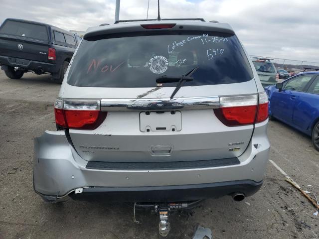 1C4RDJDG9CC285910 - 2012 DODGE DURANGO CREW SILVER photo 6