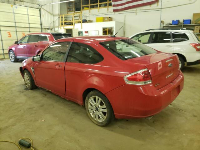 1FAHP33N38W103774 - 2008 FORD FOCUS SE RED photo 2