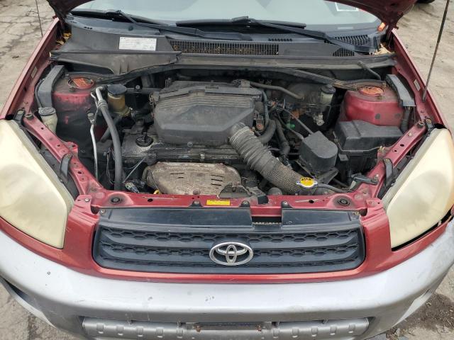 JTEGH20V630101039 - 2003 TOYOTA RAV4 RED photo 12