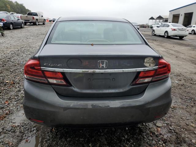 2HGFB2F91DH545777 - 2013 HONDA CIVIC EXL ნაცრისფერი ფოტო 6