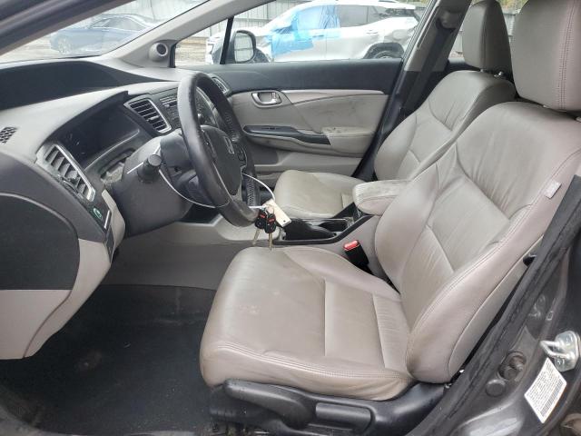 2HGFB2F91DH545777 - 2013 HONDA CIVIC EXL ნაცრისფერი ფოტო 7