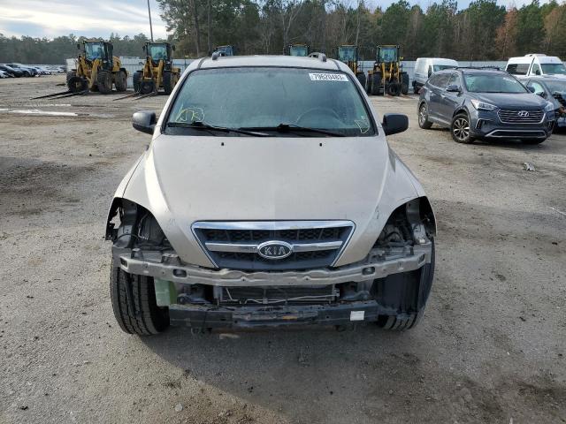 KNDJC735895868047 - 2009 KIA SORENTO LX GOLD photo 5