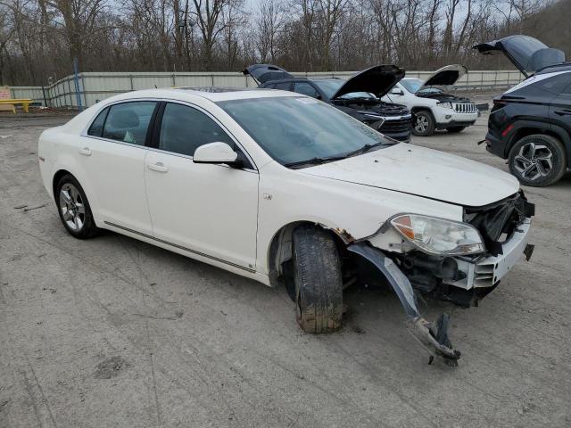 1G1ZH57B984256932 - 2008 CHEVROLET MALIBU 1LT WHITE photo 4