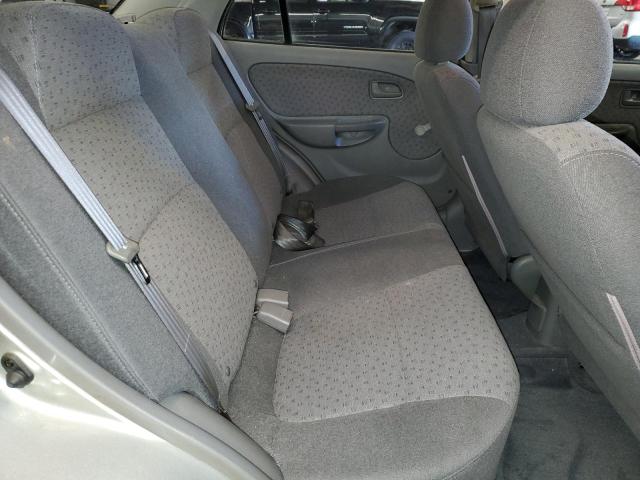 KNADC125X56368842 - 2005 KIA RIO SILVER photo 10