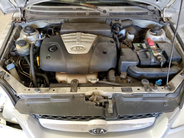 KNADC125X56368842 - 2005 KIA RIO SILVER photo 11