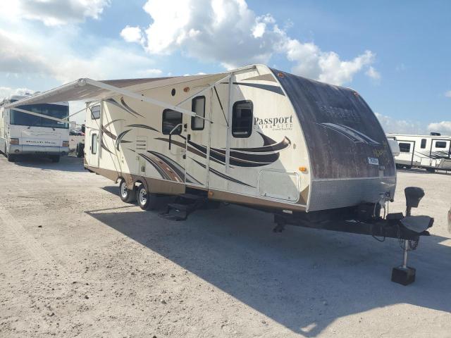 4YDT29127DT411120 - 2013 KEYSTONE PASSPORT WHITE photo 1