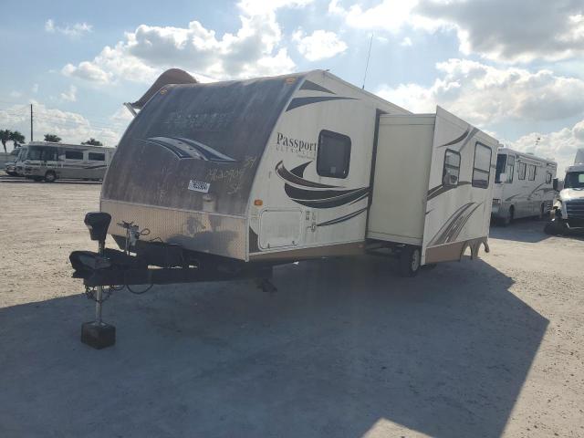 4YDT29127DT411120 - 2013 KEYSTONE PASSPORT WHITE photo 2